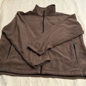 Columbia men’s fleece jacket size XXL zipper front and pockets